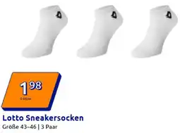 Action Lotto Sneakersocken Angebot