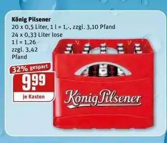 REWE Kaufpark König Pilsener Angebot