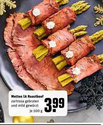 REWE Kaufpark Metten IA Roastbeef Angebot