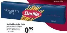 CITTI Markt Barilla klassische Pasta Angebot