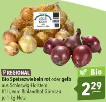 CITTI Markt Bio Speisezwiebeln rot oder gelb Angebot