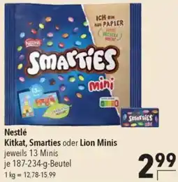 CITTI Markt Nestlé Kitkat, Smarties oder Lion Minis Angebot
