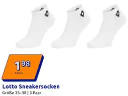 Action Lotto Sneakersocken Angebot