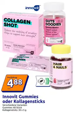 Action Innovit Gummies oder Kollagensticks Angebot
