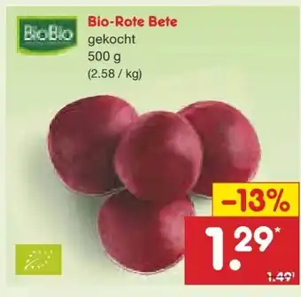 Netto Marken-Discount BioBio Bio-Rote Bete Gekocht Angebot