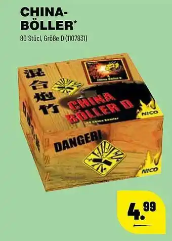 Leitermann Baumarkt China Böller Angebot