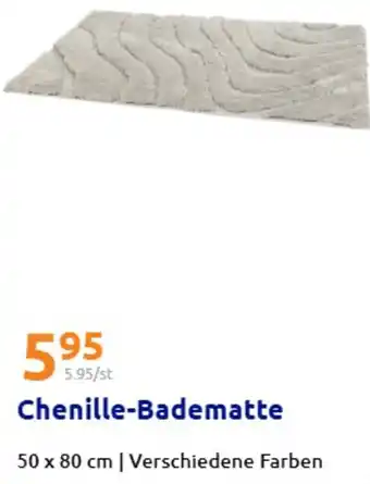 Action Chenille-Badematte Angebot