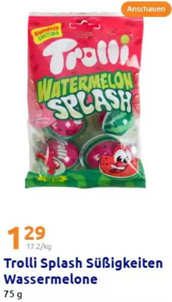 Action Trolli Splash Süßigkeiten Wassermelone Angebot