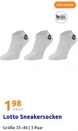 Action Lotto Sneakersocken Angebot