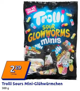 Action Trolli Sours Mini-Glühwürmchen Angebot