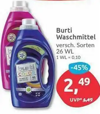 Budni Burti Waschmittell Angebot