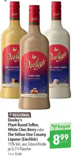 CITTI Markt Dooley's Plant-Based Toffee, White Choc Berry oder The Yellow One Creamy Liqueur (Eierlikör) Angebot