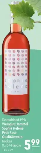 CITTI Markt Weingut Hammel Sophie Helene Petit Rosé Qualitätswein Angebot