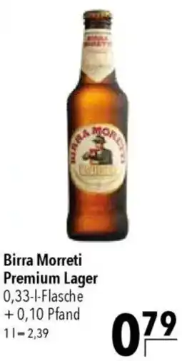 CITTI Markt Birra Morreti Premium Lager Angebot