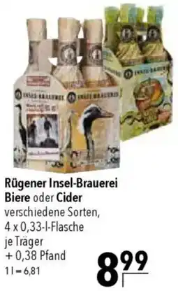 CITTI Markt Rügener Insel-Brauerei Biere oder Cider Angebot
