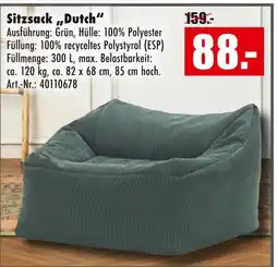 Möbel Mahler Sitzsack 'dutch' Angebot