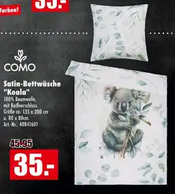 Möbel Mahler Como satin-bettwäsche 'koala' Angebot