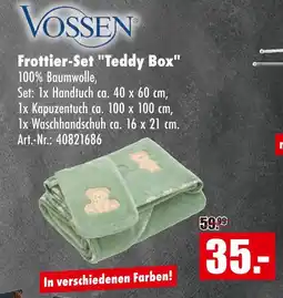Möbel Mahler Vossen frottier-set 'teddy box' Angebot