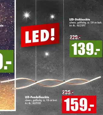 Möbel Mahler Led-pendelleuchte Angebot