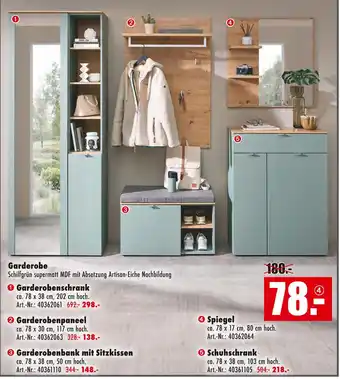 Möbel Mahler Garderobenschrank Angebot