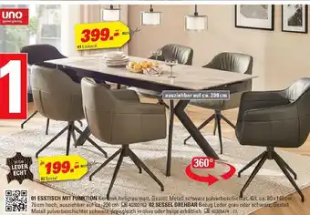 Höffner Uno esstisch mit funktion Angebot