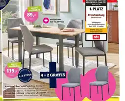 Höffner Esstisch „ben“ mit funktion Angebot