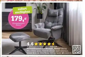 Höffner Fernsehsessel betsy Angebot