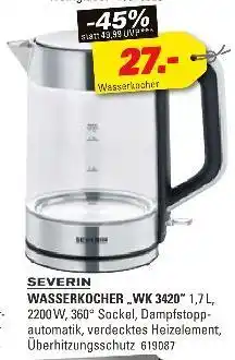 Höffner Severin wasserkocher wk 3420 Angebot
