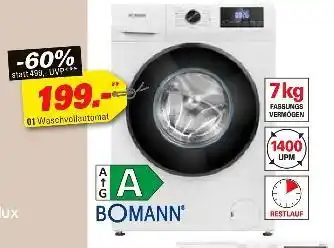 Höffner Bomann waschvollautomat Angebot