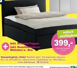 Höffner Boxspringbett duke Angebot