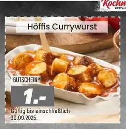 Höffner Höffis currywurst Angebot