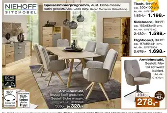 Möbel Inhofer Niehoff sitzmöbel tisch Angebot