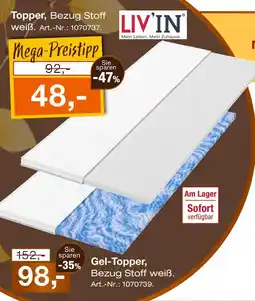 Möbel Inhofer Liv'in topper Angebot