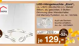 Möbel Inhofer Nova led-hängeleuchte „enni“ Angebot