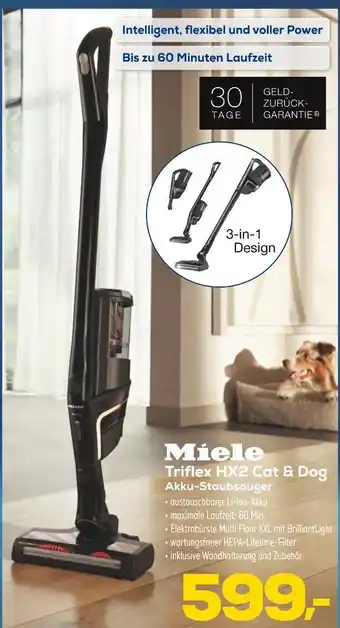 Euronics Miele triflex hx2 cat & dog akku-staubsauger Angebot