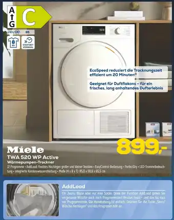 Euronics Miele twa 520 wp active wärmepumpen-trockner Angebot