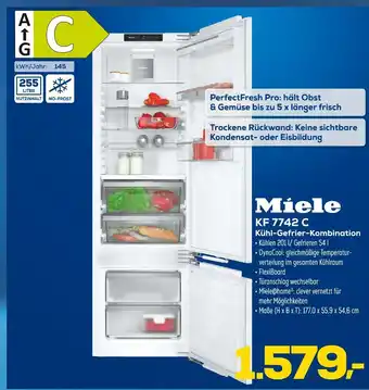 Euronics Miele kf 7742 c kühl-gefrier-kombination Angebot