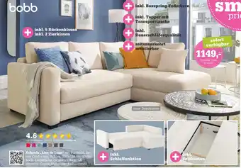 Höffner Bobb ecksofa „lisa de luxe“ Angebot