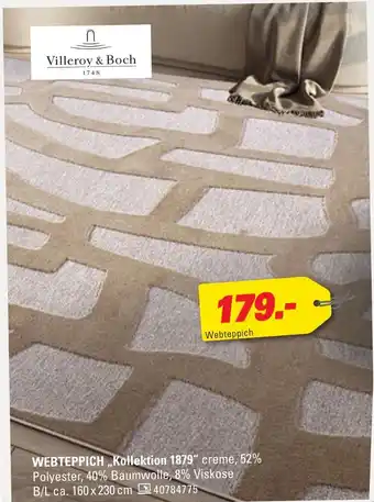 Höffner Villeroy & boch webteppich kollektion 1879 Angebot