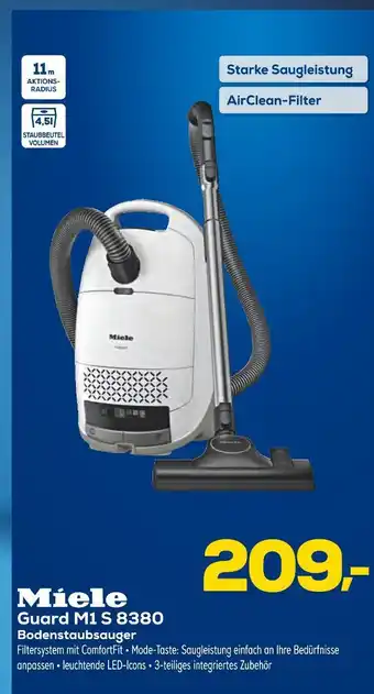 Euronics Miele guard m1 s 8380 bodenstaubsauger Angebot