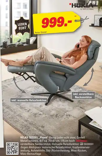 Höffner Hukla relax-sessel pierre Angebot