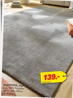 Höffner Webteppich 'sign' Angebot