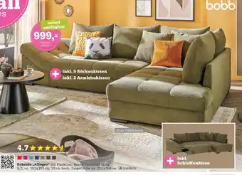 Höffner Bobb ecksofa allegro Angebot