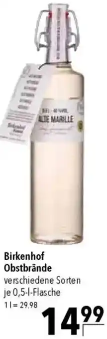 CITTI Markt Birkenhof Obstbrände Angebot