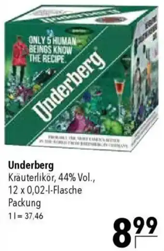 CITTI Markt Underberg Kräuterlikör Angebot
