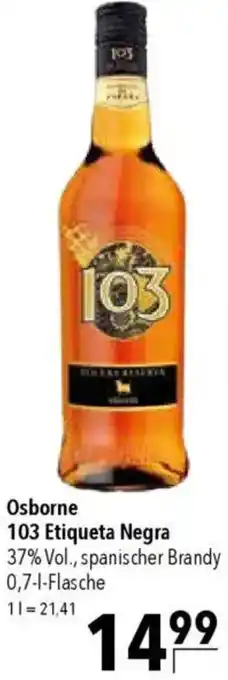 CITTI Markt Osborne 103 Etiqueta Negra Angebot