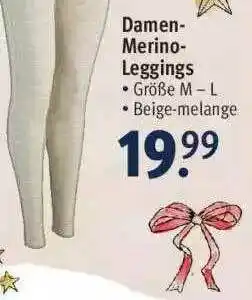 Rossmann Damen Merino Leggings Angebot