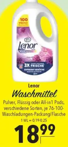 CITTI Markt Lenor Waschmittel Angebot