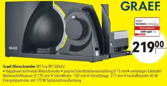 CITTI Markt Graef Allesschneider MY Tiny MT1006EU Angebot