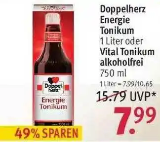 Rossmann Doppelherz Energie Tonikum Oder Vital Tonikum Alkoholfrei Angebot